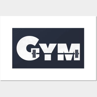 Cool Gym Barbell T-Shirt Posters and Art